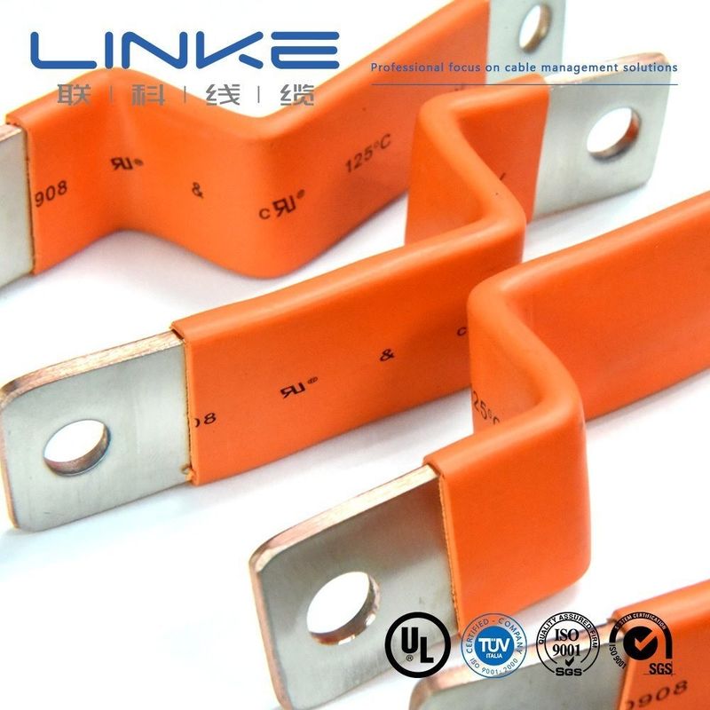 Απομονωμένο Custom Flexible Flat Copper Busbar για μπαταρία EV καλώδιο φορτιστή καλώδιο νέων οχημάτων ενέργειας