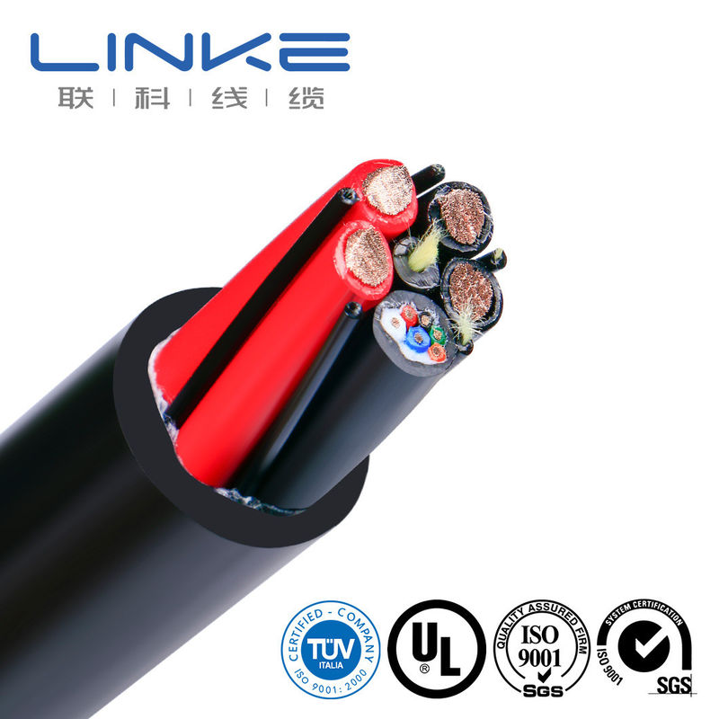 Πιστοποιημένο από την TUV H07bz5-F 3G1.5mm sup2 2X0.5mm sup2 καλώδιο φόρτισης ηλεκτρικών οχημάτων με κεντρικό χαλκό