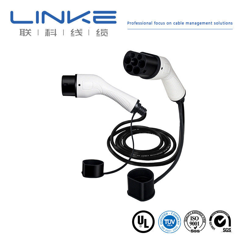 Διοδηγός γυμνό χαλκό UL 62 32A 5p 2c*10AWG 1c*10AWG 3c*18AWG LK-EV100 EV καλώδιο φόρτισης