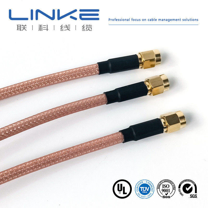 Wurth Elektronik RG142 ομοαξονικό καλώδιο 50 Ω, 4,95 mm OD SMA αρσενικό προς SMA αρσενικό λευκό καλώδιο οχημάτων νέας ενέργειας