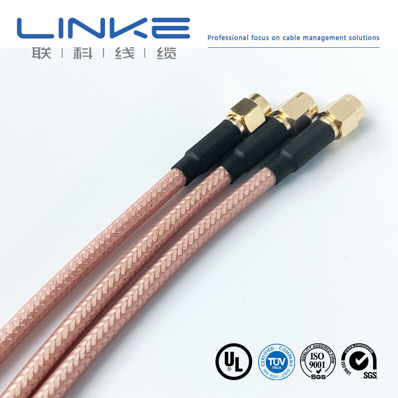 Wurth Elektronik RG142 ομοαξονικό καλώδιο 50 Ω, 4,95 mm OD SMA αρσενικό προς SMA αρσενικό λευκό καλώδιο οχημάτων νέας ενέργειας