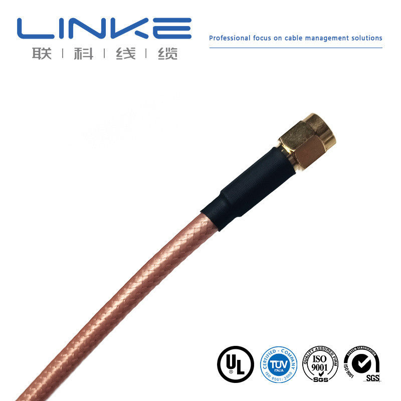 Wurth Elektronik RG142 ομοαξονικό καλώδιο 50 Ω, 4,95 mm OD SMA αρσενικό προς SMA αρσενικό λευκό καλώδιο οχημάτων νέας ενέργειας
