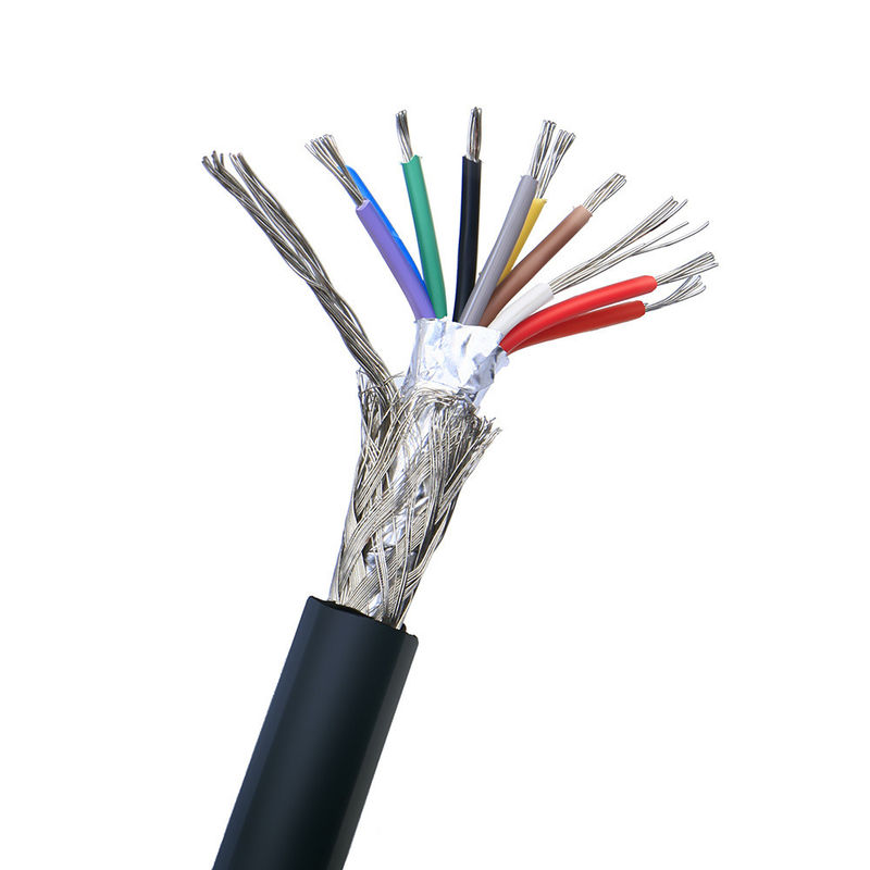 Круглый лифтовый трос с луженым медным проводником и изоляцией из ПВХ для различных лифтов