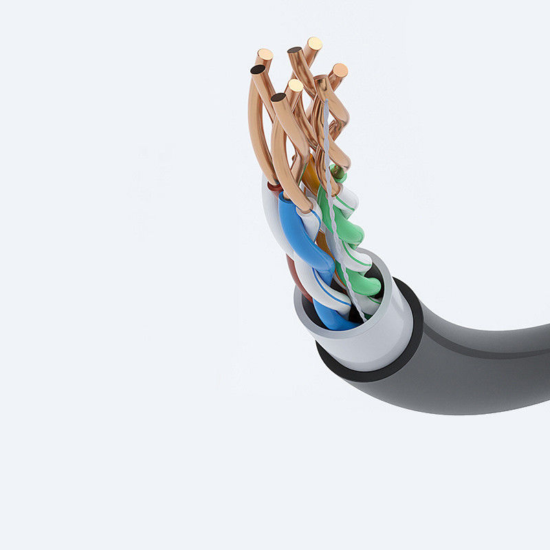 Καλώδιο Δεδομένων CAT6 FTP με Θωράκιση και Επιβραδυντικό Φλόγας Μανδύα LSZH για Μετάδοση Δεδομένων Υψηλής Ταχύτητας