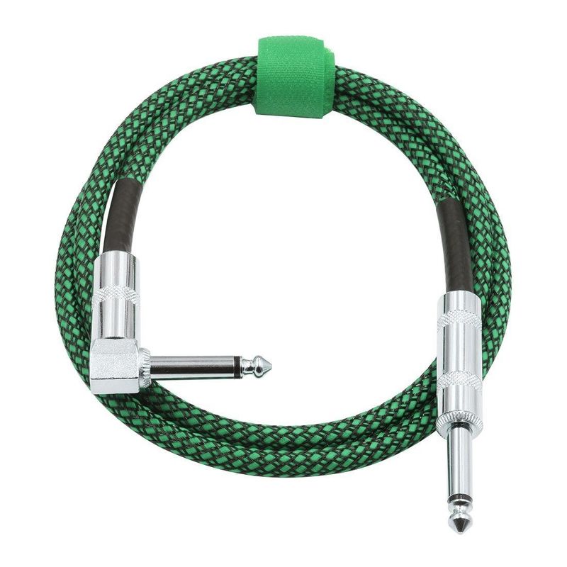 10FT Ηλεκτρικό όργανο Ακουστικό καλώδιο 3m Jack To Jack Custom Connector 6.35mm Επιλογή