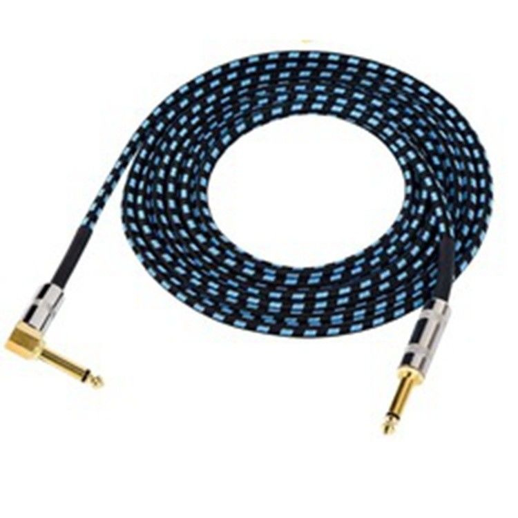 10FT Ηλεκτρικό όργανο Ακουστικό καλώδιο 3m Jack To Jack Custom Connector 6.35mm Επιλογή