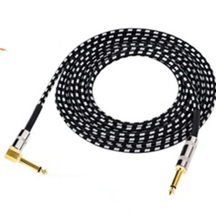 10FT Ηλεκτρικό όργανο Ακουστικό καλώδιο 3m Jack To Jack Custom Connector 6.35mm Επιλογή