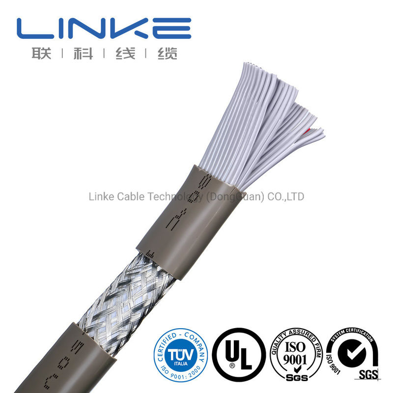 50 Core 28AWG Επίπεδο Καλώδιο με Περίδεση Σωλήνα PVC και Διεπαφή SATA/SATA Ηλεκτρικό Καλώδιο UL