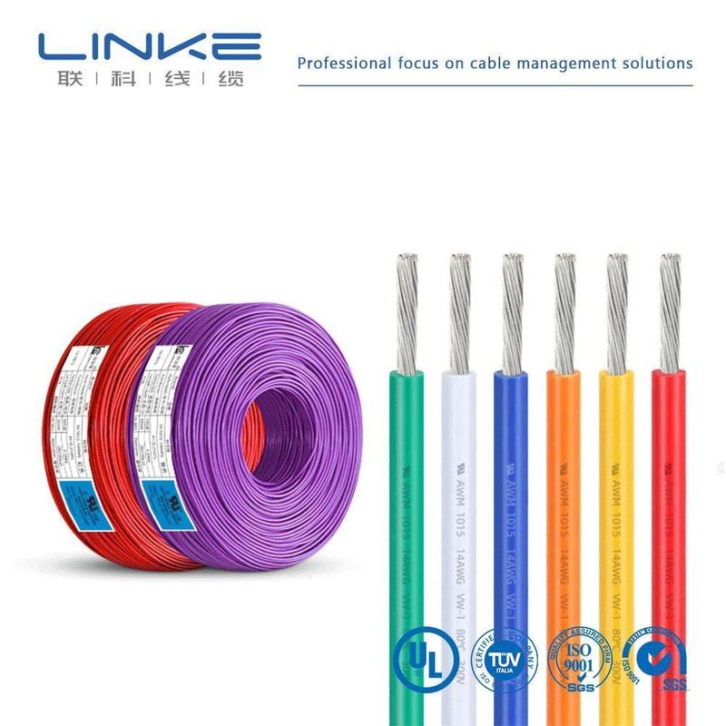 UL1723 FEP Μόνωση 10-30AWG Κουτίσματος Χαλκού Μονό πυρήνα καλώδιο χαμηλού καπνού μηδενικό καλώδιο χαλογόνου