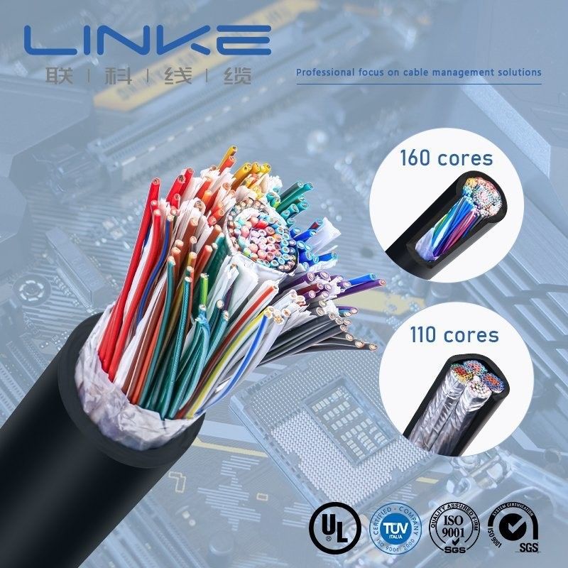 UL2464 22AWG *110c Πολυπυρηνικό καλώδιο για ηλεκτρονικούς εξοπλισμούς σε υλικό κάλυψης PVC Ευέλικτο PVC Jacket Εσωτερική καλωδίωση