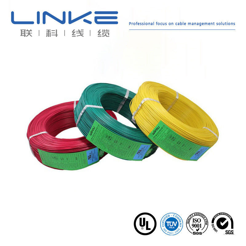 Ανθεκτικό στη θερμότητα UL1007 PVC μονωμένο σύρμα 16-28 AWG καλωδίου χαλκού με ευρύ εύρος θερμοκρασιών