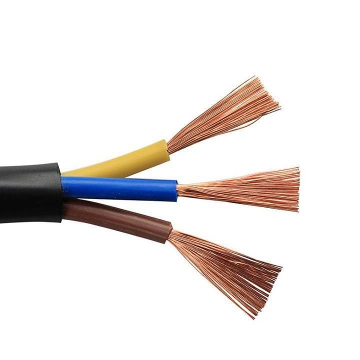 Υπόγεια PVC καουτσούκ επικαλυμμένο ευέλικτο 0,5 mm2 ηλεκτρικό καλώδιο για ομαλή απόδοση