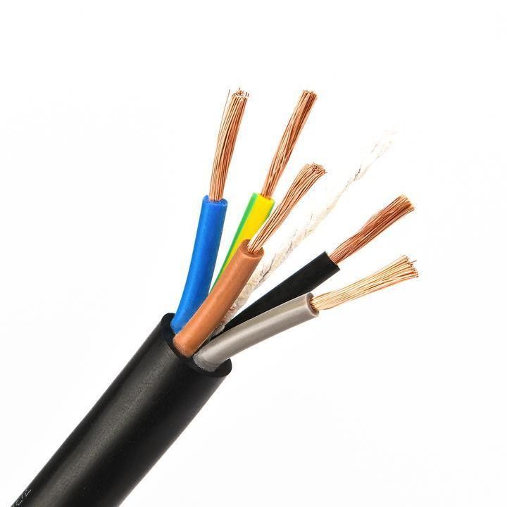 Υπόγεια PVC καουτσούκ επικαλυμμένο ευέλικτο 0,5 mm2 ηλεκτρικό καλώδιο για ομαλή απόδοση