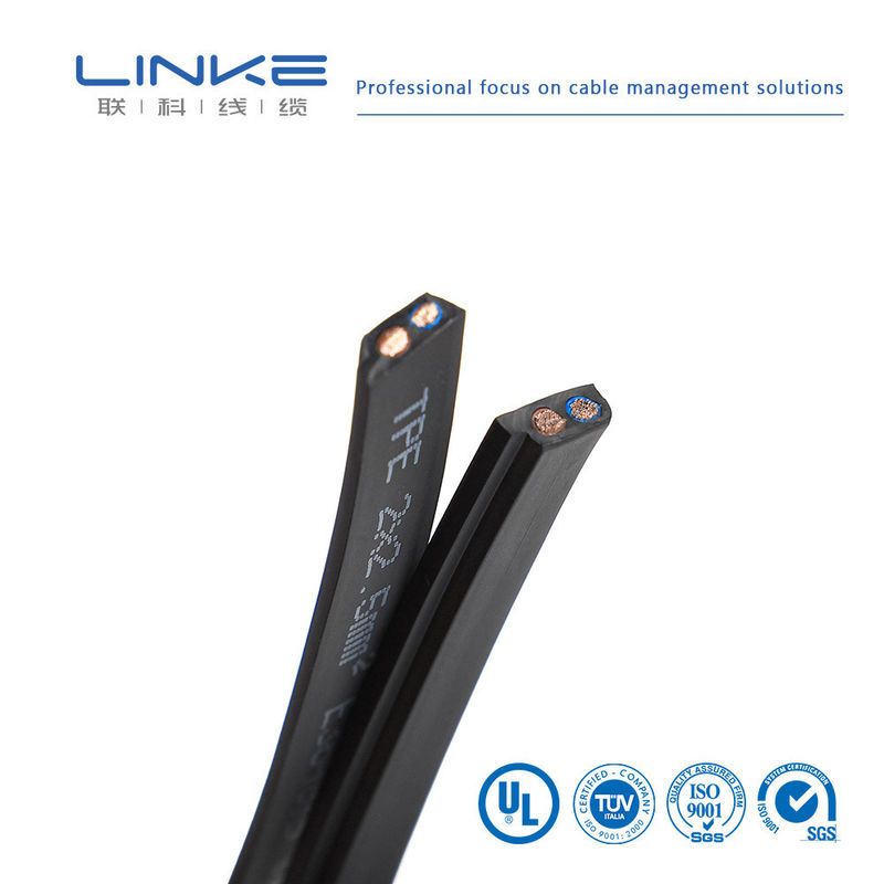 Καλώδιο πλατύς ονομαστικής ισχύος 300V με καλούπι PVC από χαλκό για αυτοκινητοβιομηχανίες και βιομηχανικές εφαρμογές