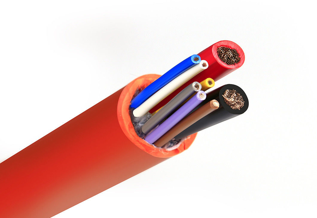 Ρομποτικό καλώδιο σηματοδότησης μεγάλων αποστάσεων με διερχόμενο σύρμα και προσαρμόσιμο κάλυμμα για αξιόπιστη επικοινωνία