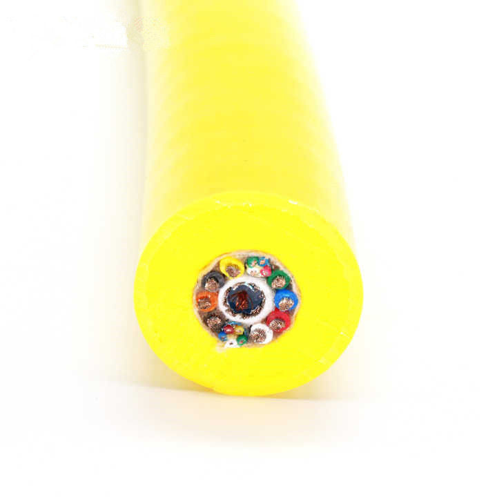 Ελαφρύιες πλωτές υποθαλάσσιες καλώδια ROV με πυρήνα χαλκού και περιβλήματα από αφρό PUR