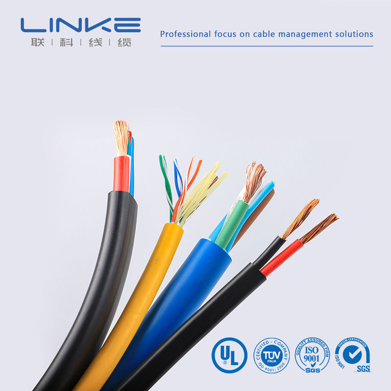 80*80*69CM PVC Jacket Flexible Copper Conductor Stranded UL Certificated Building Cable