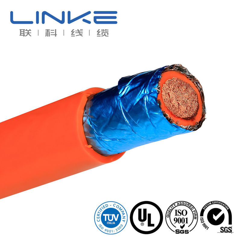 XLPE Jacket Υψηλής τάσης καλώδιο Ev Καλώδιο φόρτισης 25Mm2 35Mm2 50Mm2 70Mm2 Πορτοκαλί 1000/1500V Διπλό μονωμένο καλώδιο HV Αυτοκινητοβιομηχανίας Καλώδιο ηλεκτρικού οχήματος Καλώδιο προστασίας