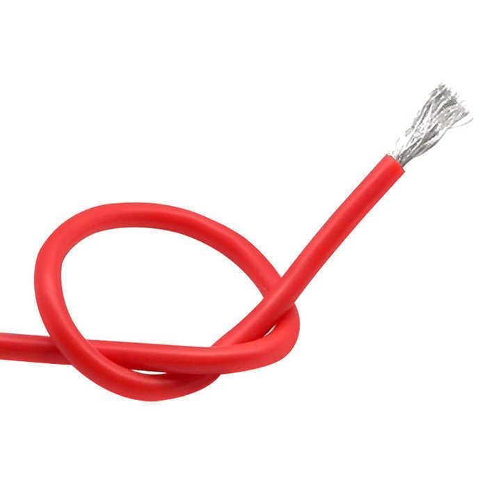 Επάνω έξοδα 18AWG Υψηλή θερμοκρασία Ευέλικτο μαλακό ηλεκτρικό σύρμα σιλικόνης Ηλεκτρικό σύρμα επιβραδυντικό φλόγας Χρήση μπαταρίας λιθίου νέας ενέργειας