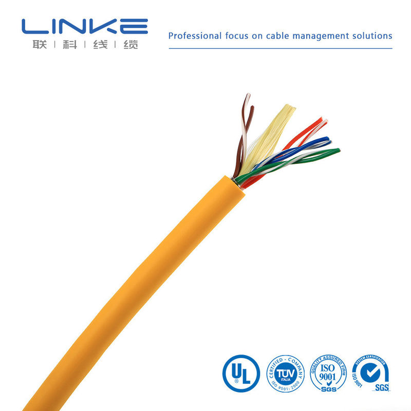 CAT5e UTP LAN καλώδιο CCA 1000 ft Κίτρινο Προαιρετικό γεμιστήρα ΗΠΑ νόμισμα ΗΠΑ στερεό κίτρινο