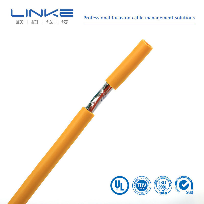 CAT5e UTP LAN καλώδιο CCA 1000 ft Κίτρινο Προαιρετικό γεμιστήρα ΗΠΑ νόμισμα ΗΠΑ στερεό κίτρινο