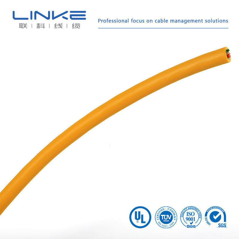 CAT5e UTP LAN καλώδιο CCA 1000 ft Κίτρινο Προαιρετικό γεμιστήρα ΗΠΑ νόμισμα ΗΠΑ στερεό κίτρινο