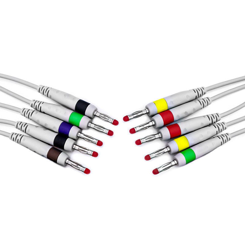 Καλώδιο ΗΚΓ με θήκη TPU με πυρήνα από κονσερβοποιημένο χαλκό και επιλογές προσαρμογής για ιατρικό εξοπλισμό