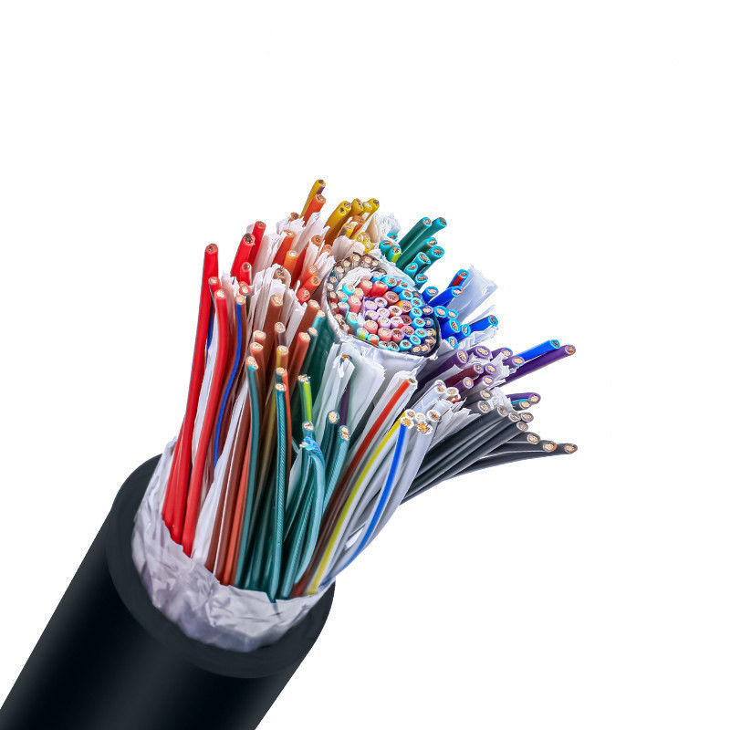 110πυρήνες 1.5mm Κέντρο χαλκού PVC Απομονωμένο Ευέλικτο καλώδιο Εξοπλισμός ελέγχου Σύρματα FEP απομονωμένο σύρμα