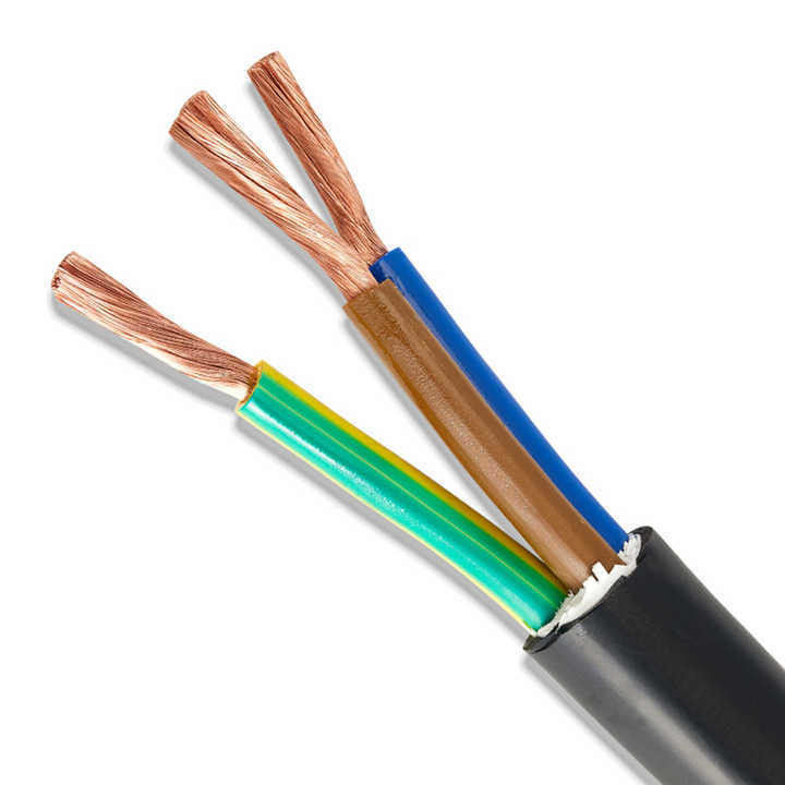 2.5mm Wire 3 Core PVC Copper Control Cable για βιομηχανικές και μηχανικές εφαρμογές