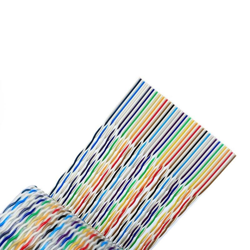 Προσαρμοσμένο Flat Wire IDC Connector Ribbon Cable Ευέλικτο και ανθεκτικό για βιομηχανικά