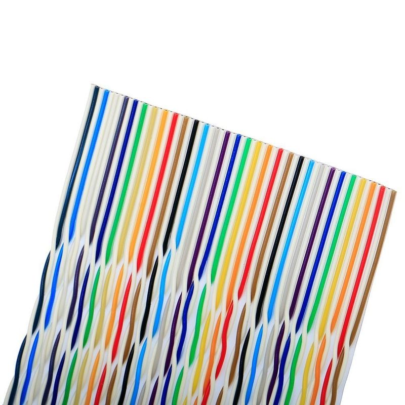 Προσαρμοσμένο Flat Wire IDC Connector Ribbon Cable Ευέλικτο και ανθεκτικό για βιομηχανικά
