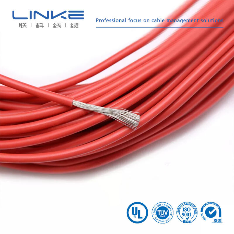 UL3135 Σύρμα από καουτσούκ σιλικόνης 30 28 26 24 22 20 18 16 14 12 10 AWG Απομονωμένο καλώδιο φωτισμού λαμπτήρα ηλεκτρονικών LED από μαλακό χαλκό