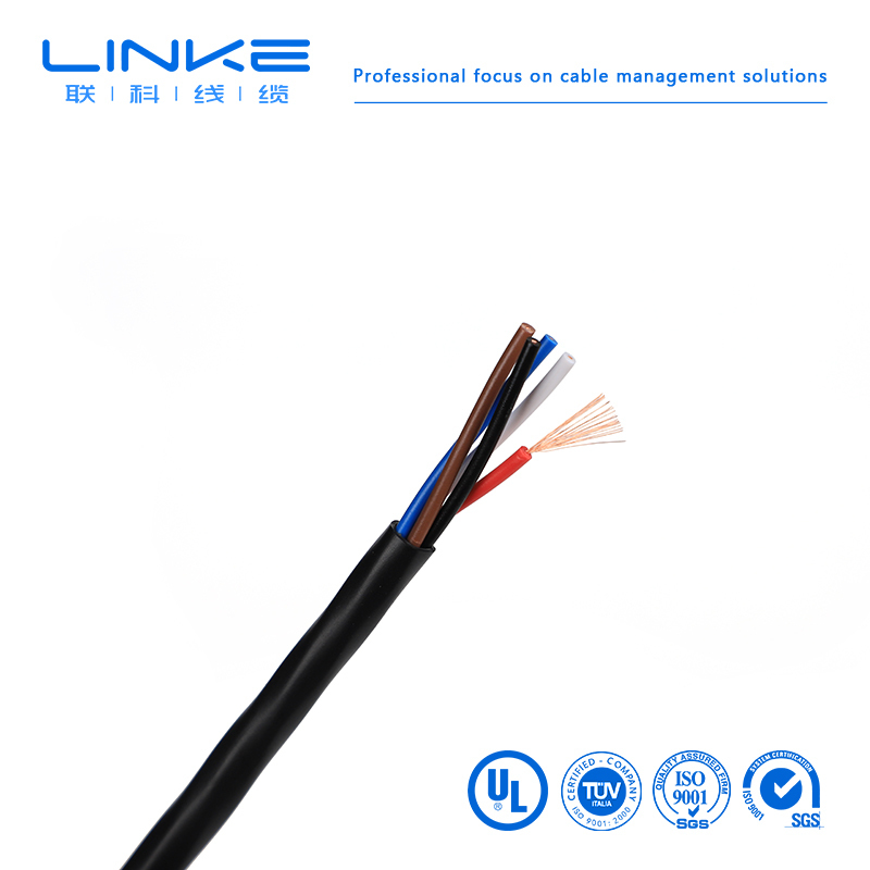 6ft SJT 14 Gauge 3 Wire Heavy Duty Replacement Power Supply Cord Pigtail Cable 110V 125V 120V Black Power Extension Cord