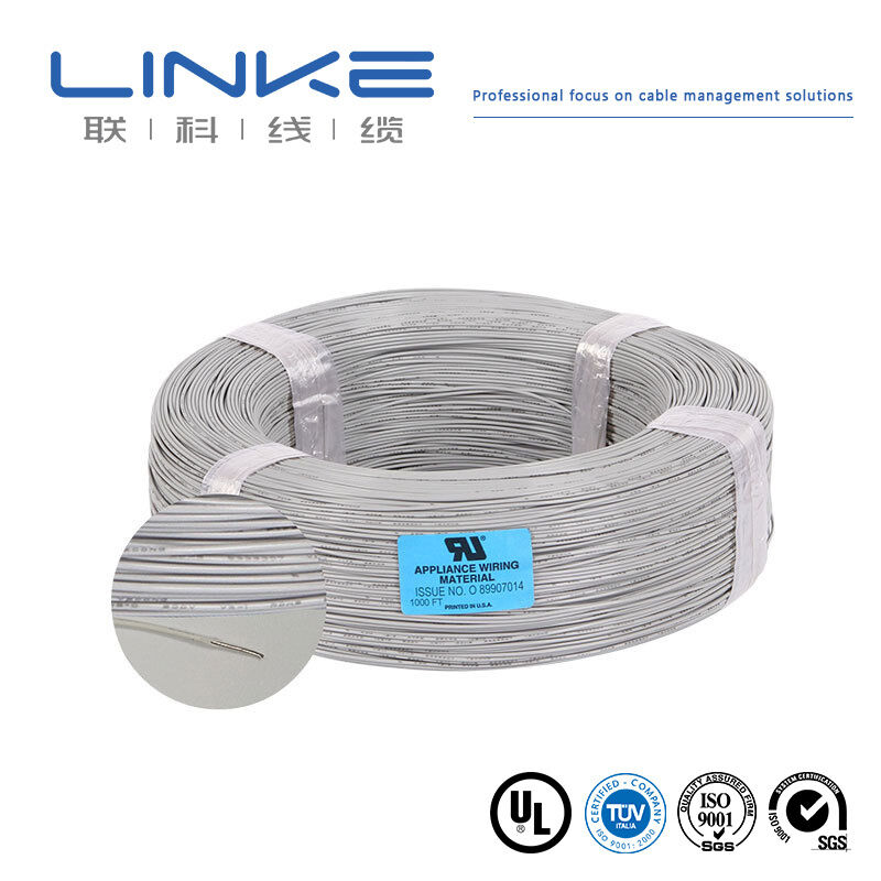 Καλώδιο Μονοπολικό Θωρακισμένο UL1185 18AWG 20AWG με Επικασσιτερωμένο Πολύκλωνο Αγωγό Awm 1185 Καλώδιο Σήματος Θωρακισμένο